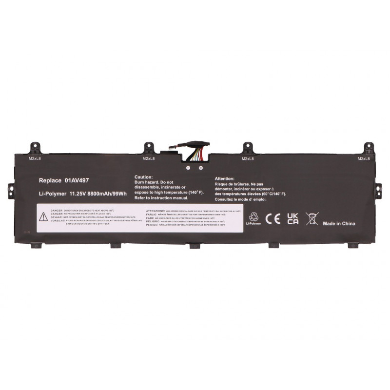 2-Power Batería principal Lenovo ThinkPad P72 20MB - Batería - 99 mAh (2P-L17C6P51)