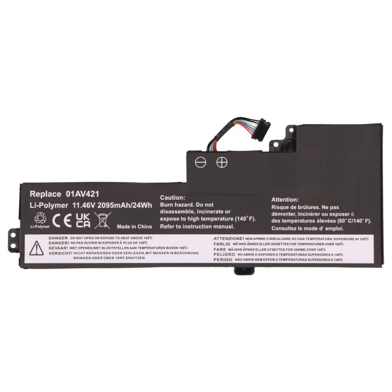 2-power Hauptakku-Pack Lenovo ThinkPad T470 - batería - 2.000 mAh (2P-SBB0N18149)