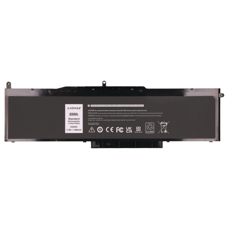 2-Power Hauptakku Dell Precision 3520 - batería - 69 mAh (2P-NY5PG)