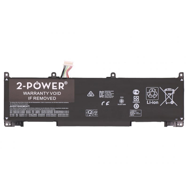 2-POWER Batería principal 11,4 V 3950 mAh