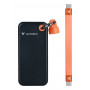 Verbatim 32418 Pocket SSD, 256 GB, USB Type-C, USB 3.2 Gen 2, 1000 MB/s, negro/naranja