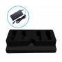 Unitech WD200 base de carga de terminal de 4 ranuras con fuente de alimentación 1010-900031G