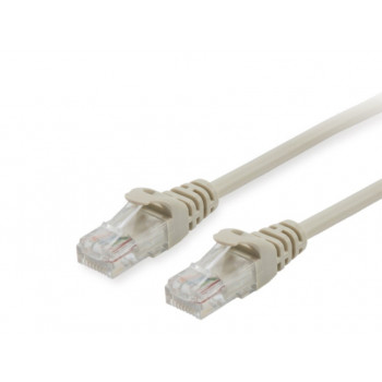 Equip cable de parcheo Cat6A U/UTP 2xRJ45 1,50 m beige LSZH bolsa de plástico