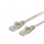 Equip cable de parcheo Cat6A U/UTP 2xRJ45 1,50 m beige LSZH bolsa de plástico
