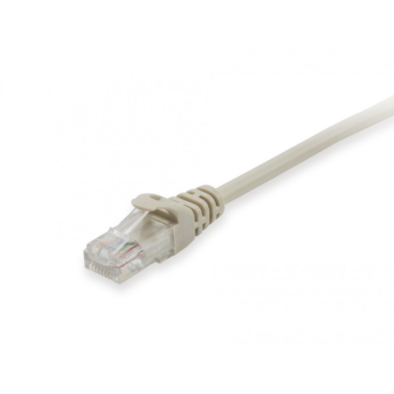 Equip cable de parcheo Cat6A U/UTP 2xRJ45 1,50 m beige LSZH bolsa de plástico