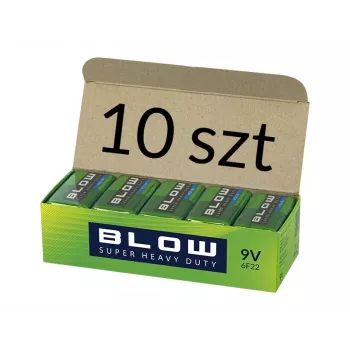 Pila 9V 6F22 Super Heavy Duty 10 uds.