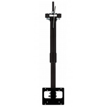 Zebra soporte, telescópico, ajustable 72 -138, montaje en techo, VESA, negro