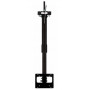 Zebra soporte, telescópico, ajustable 72 -138, montaje en techo, VESA, negro