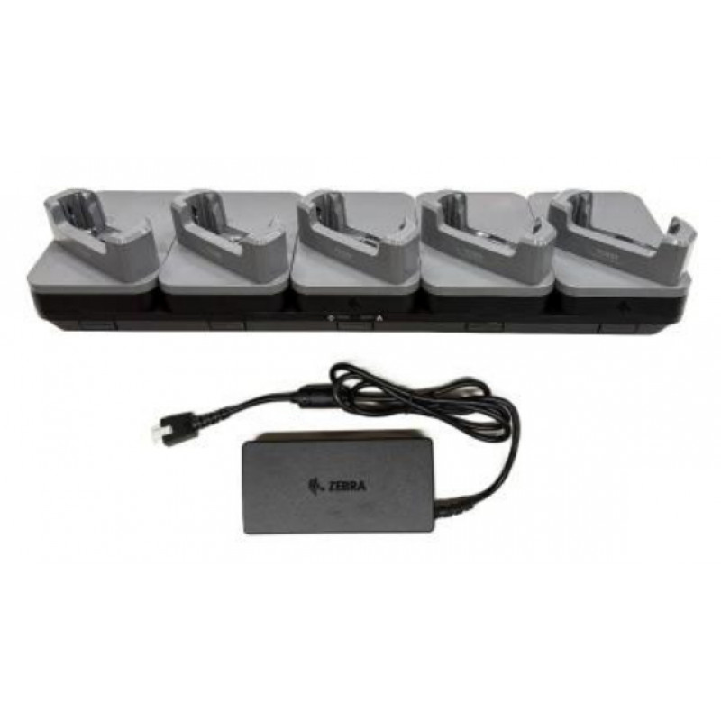 Zebra Kit de cargador portátil - para dispositivos con fundas robustas - Ethernet - Conectores de salida: 5 - 48,3 cm (19 pulgadas)