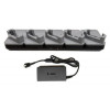 Zebra Kit de cargador portátil - para dispositivos con fundas robustas - Ethernet - Conectores de salida: 5 - 48,3 cm (19 pulgadas)