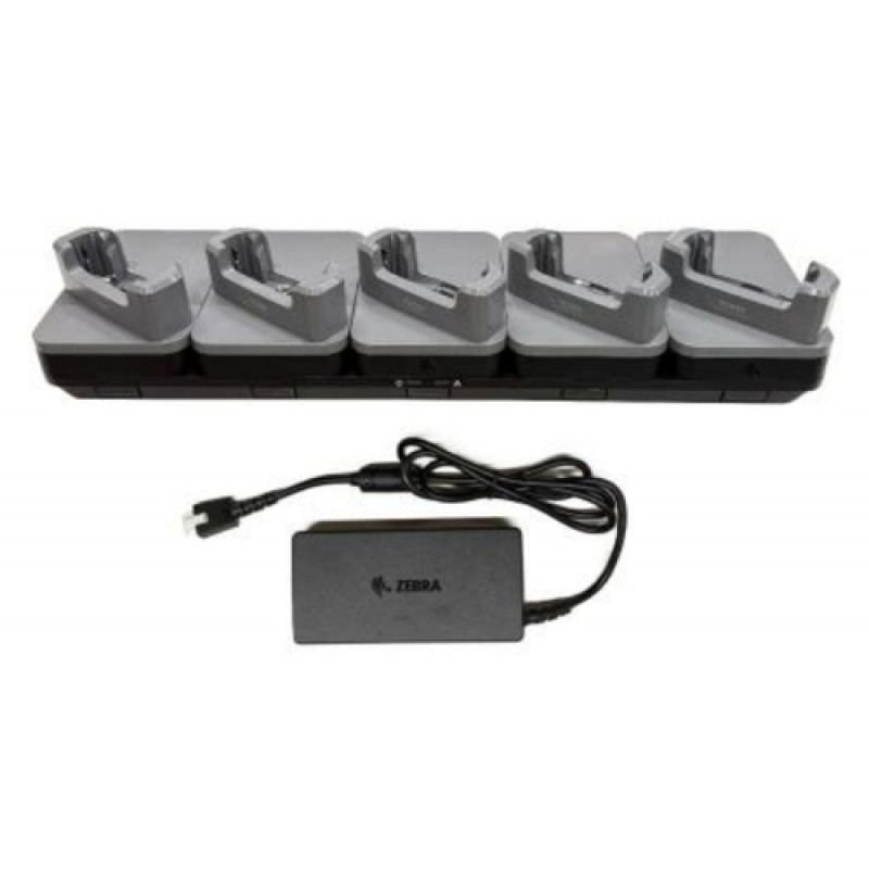 Zebra Kit de cargador portátil - para dispositivos con fundas robustas - Ethernet - Conectores de salida: 5 - 48,3 cm (19 pulgadas)