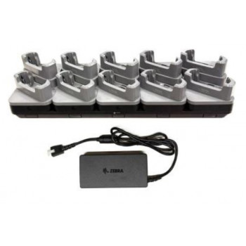 Zebra Base de carga para terminal portátil - Puertos de salida: 10 - 48,3 cm (19 pulgadas)