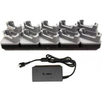 Zebra Base de carga para terminal portátil - Puertos de salida: 10 - 48,3 cm (19 pulgadas)