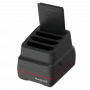 HONEYWELL CT70 QBC. Para cargar hasta 4 baterías. Compatible con batería estándar inalámbrica y extendida CT70. El kit incluye cargador cuádruple de baterías (Cup: CT70-QBC-UCP); la fuente de alimentación y el cable de alimentación deben pedirse por separado