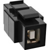 Módulo empotrable USB 2.0 InLine - conector hembra USB A/ conector hembra B - carcasa negra