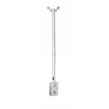 LH-GROUP Soporte de techo 1 pantalla plateado