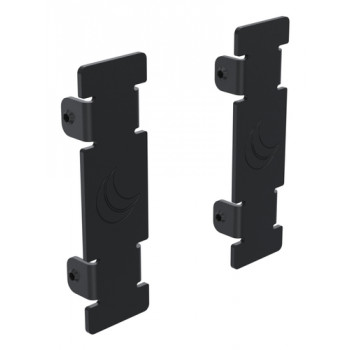 Ergonomic Solutions Hook & Rail Set de tapas terminales - negro