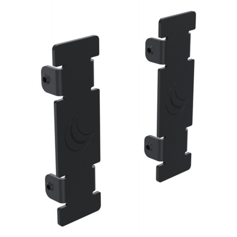 Ergonomic Solutions Hook & Rail Set de tapas terminales - negro