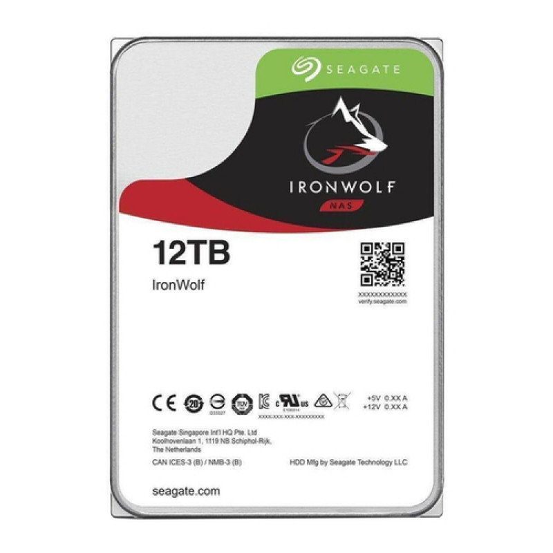 Pack SEAGATE NAS HDD 4x12TB IronWolf 7200rpm 6Gb/s SATA 256MB Caché 3,5