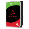 Pack SEAGATE NAS HDD 4x4TB IronWolf 5400rpm 6Gb/s SATA 256MB caché 3,5 pulgadas 24x7 CMR para sistemas rackmount NAS y RAID negro
