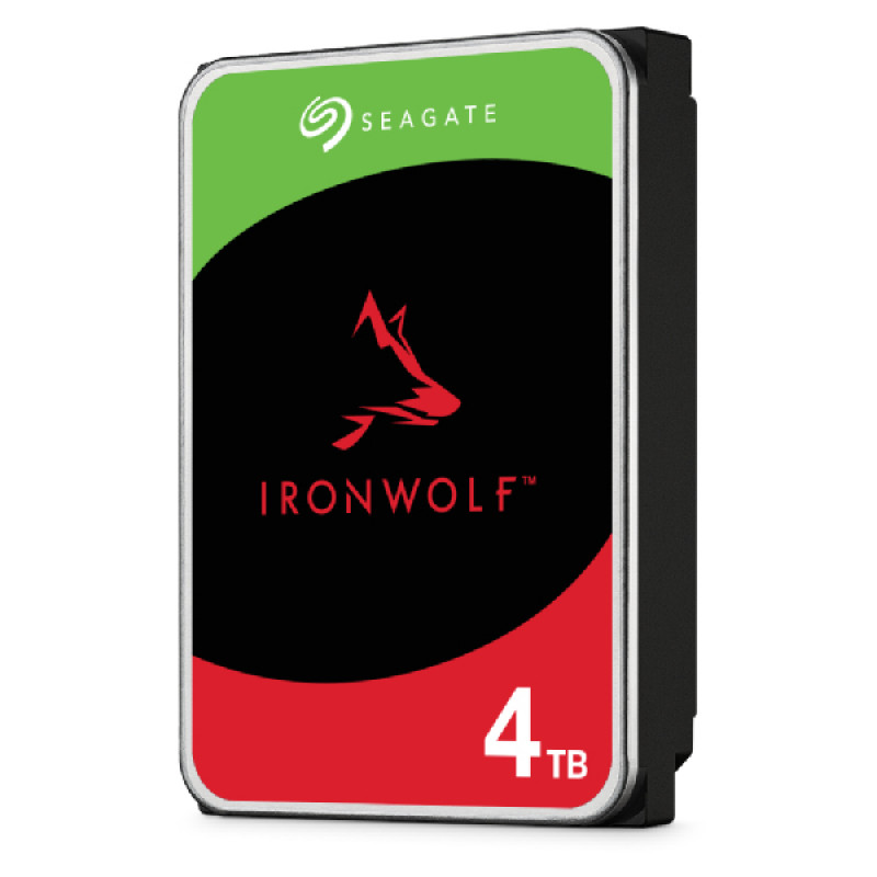 Pack SEAGATE NAS HDD 4x4TB IronWolf 5400rpm 6Gb/s SATA 256MB caché 3,5 pulgadas 24x7 CMR para sistemas rackmount NAS y RAID negro