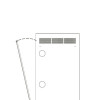 Middle Atlantic Products Middle Atlantic Serie WR WR-RAP-24 - Panel de rack - posterior - Negro - 24U - 48,3 cm (19