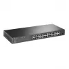 TP-LINK Omada TL-SL2428P V6.6 - Switch - L3 - Smart - 24 x 10/100 + 2 x Gigabit-SFP combo - montaje en rack - PoE+ (250 W) abierto