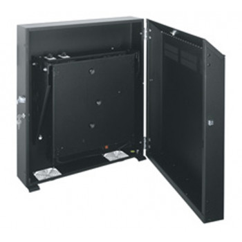 Vaddio Middle Atlantic WRS 8 - armario - apto para montaje en pared - negro - 8U - 48,3 cm (19