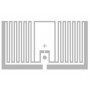 Zebra polipropileno (PP) - mate - 25 x 15 mm 4000 etiqueta(s) (1 rollo(s))