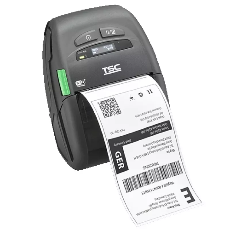 TSC Alpha-30R Premium - Impresora móvil de recibos y etiquetas 80mm 203dpi USB 2.0+ MFi - Impresora de etiquetas