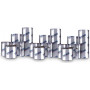 TSC 165mm x 600m 8300-PWX cinta de transferencia térmica cera Premium, negra, 6 rollos/caja