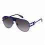 JUSTCAVALLI Gafas de sol unisex SJC095-6201HR Cuadradas negro gris degradado 62mm