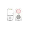 Chillax CB210 Babyphone digital DECT con función de intercomunicación, sensor de temperatura y luz nocturna, blanco