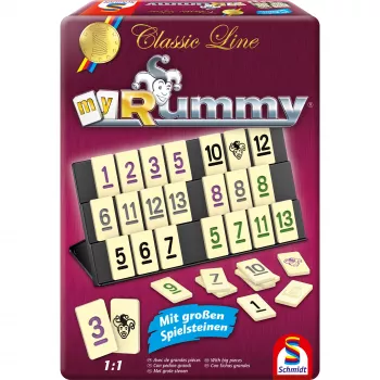 Schmidt Spiele Classic Line MyRummy en lata metálica