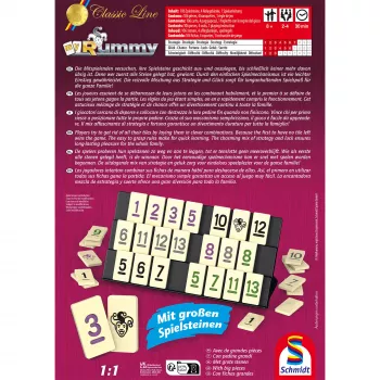 Schmidt Spiele Classic Line MyRummy en lata metálica