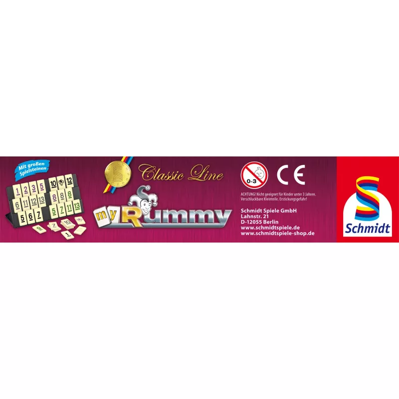 Schmidt Spiele Classic Line MyRummy en lata metálica