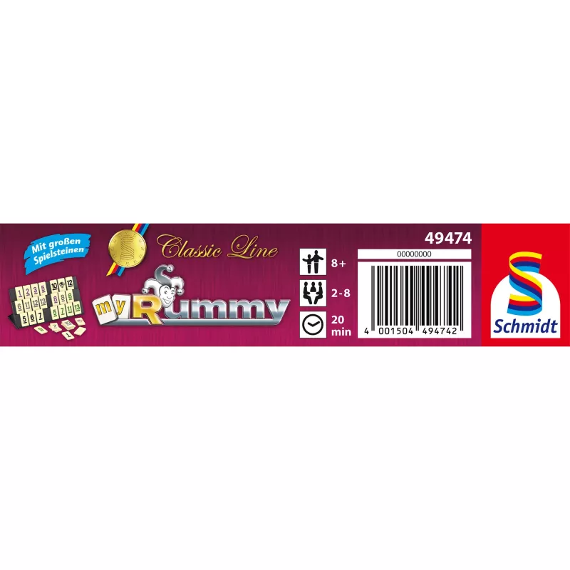 Schmidt Spiele Classic Line MyRummy en lata metálica
