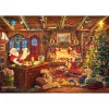 Schmidt Spiele Thomas Kinkade Studios: Santa Checks the Wishlist Puzzle de 1000 piezas