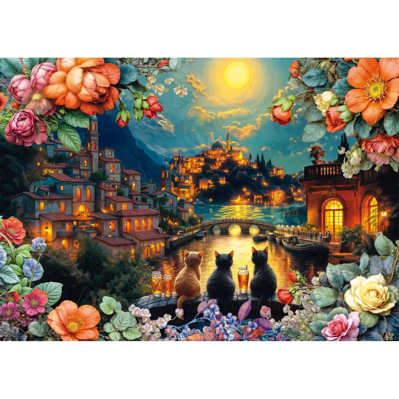 Schmidt Spiele Trio im Mondlicht Puzzle de 1000 piezas