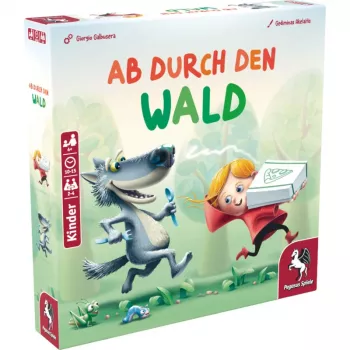 PEGASUS Ab durch den Wald - Juego de cartas de aventuras en el bosque para 2-4 jugadores, a partir de 8 años