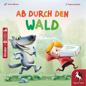 PEGASUS Ab durch den Wald - Juego de cartas de aventuras en el bosque para 2-4 jugadores, a partir de 8 años