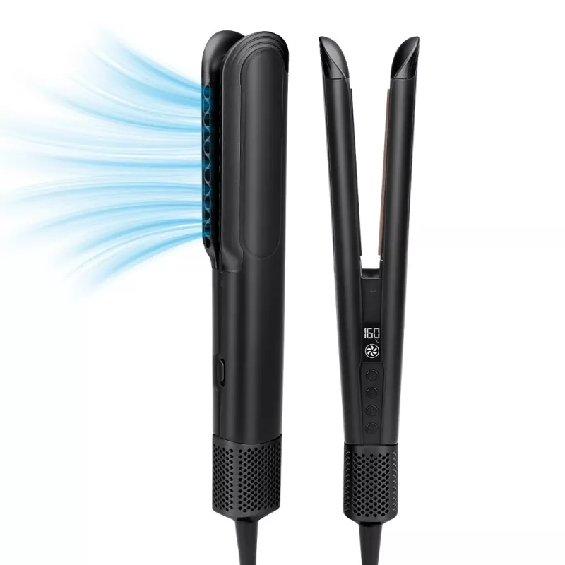 StayBeauty by Extralink M-17936F Moldeador de aire caliente wet-to-dry con función de secado, 1200W, negro/rosa