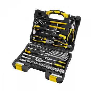 FIELDMANN FDG 5003-65R Juego de 65 llaves de vaso en estuche