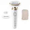 Braun Silk-épil 9 Flex SES9-011 Epilador 3D, húmedo y seco, blanco/oro