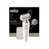Braun Silk-épil 9 Flex SES9-011 Epilador 3D, húmedo y seco, blanco/oro