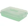 Curver Fiambrera rectangular para tarta 45 x 29,5 x 11,1 cm Azul claro