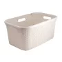 CURVER Cesto de ropa Style 45L 59,2x38x27cm Crema