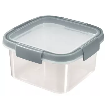 CURVER Smart Eco Fresh Fiambrera cuadrada para alimentos, 1,1 L, 16x16x9 cm
