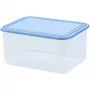 CURVER Smart To Go Fiambrera rectangular 4L transparente con tapa azul