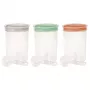 CURVER Bol redondo para alimentos con cuchara, 1,7L, Color surtido, plástico sin BPA